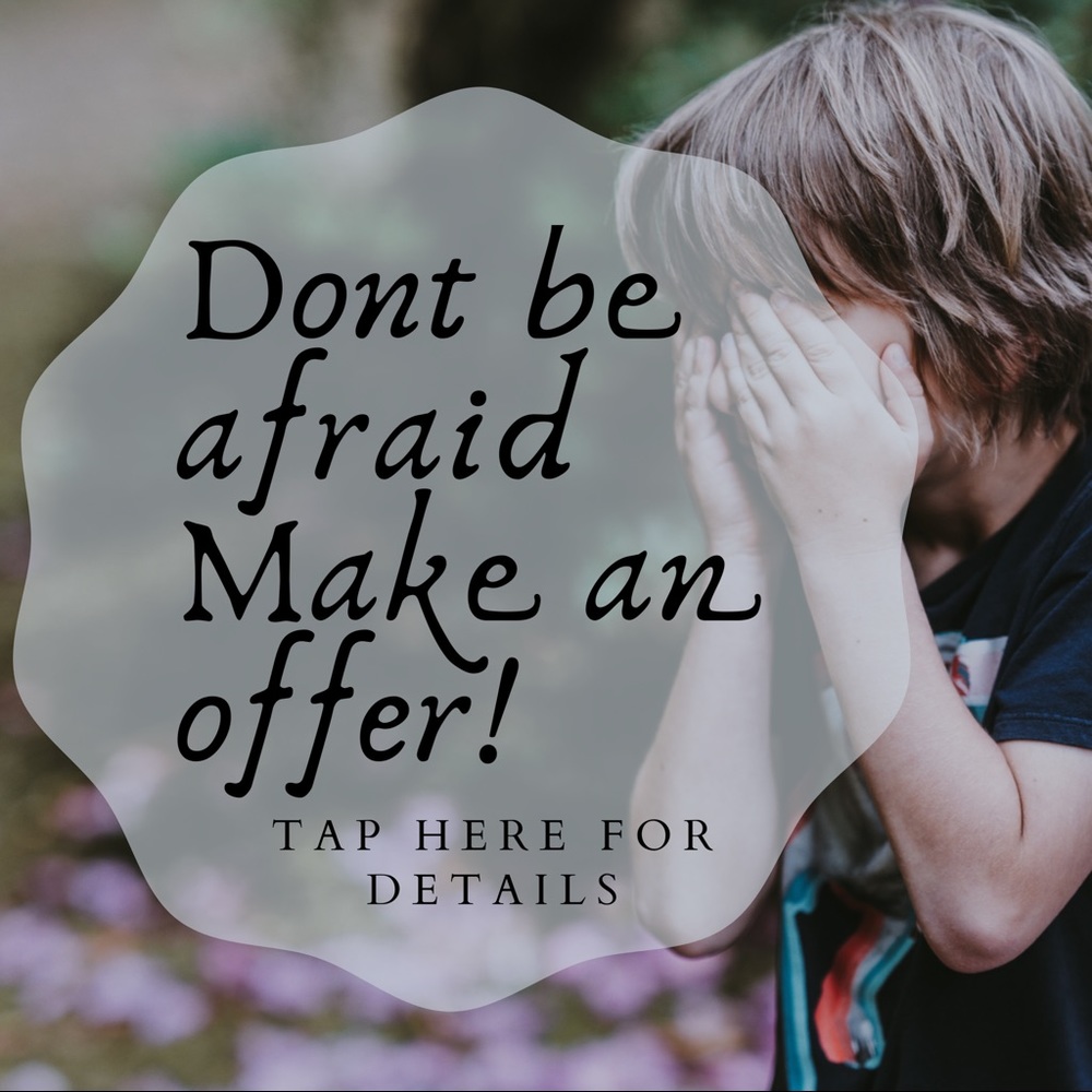 We accept reasonable offers!!!